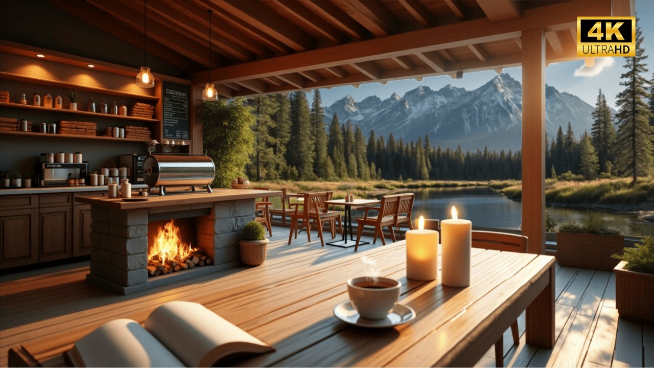 Fresh Morning Jazz at Mountain Coffee Lodge 🌲 Relaxing Background Music for Study, Work & Serenity