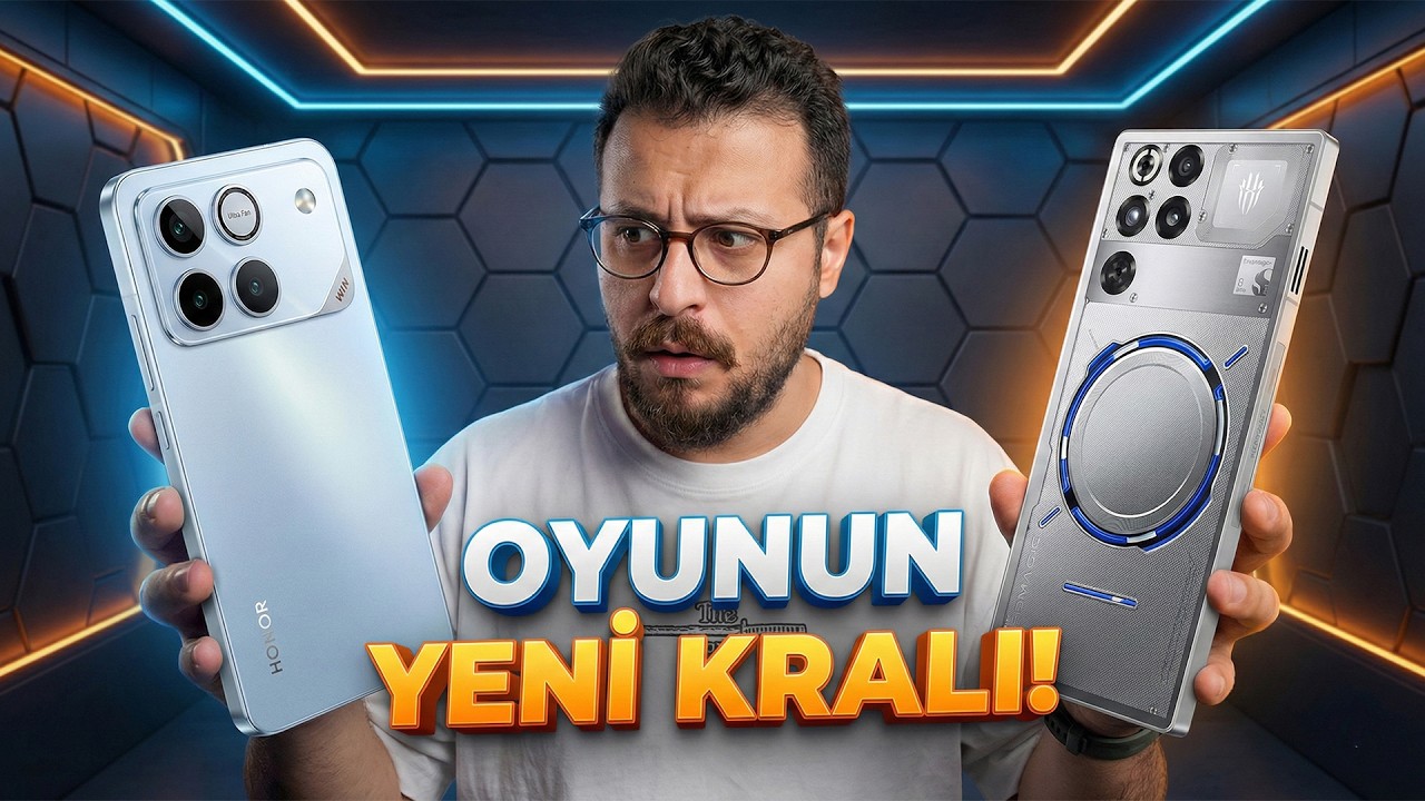 OYUN TELEFONU ANLAYIŞI DEĞİŞİYOR | Honor Win ve Honor Win RT vs Redmagic 11 Pro)