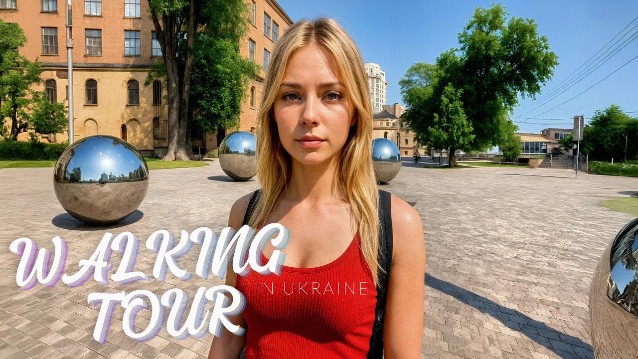 Kyiv City Walk | no talking & Street Sounds | 4K Walking Tour in Ukraine