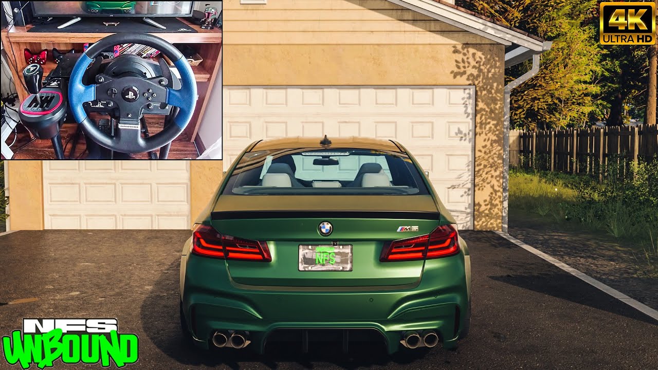BMW M5  - Need For Speed Unbound | Thrustmaster T150 (Steering Wheel Gameplay)
