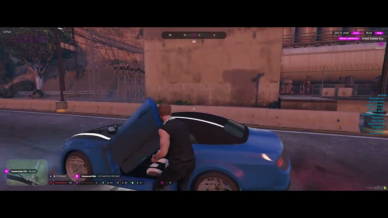 GTA V FIVEM PC: MUSTANG CUSTOM EMERALD TOP SPEED 270.