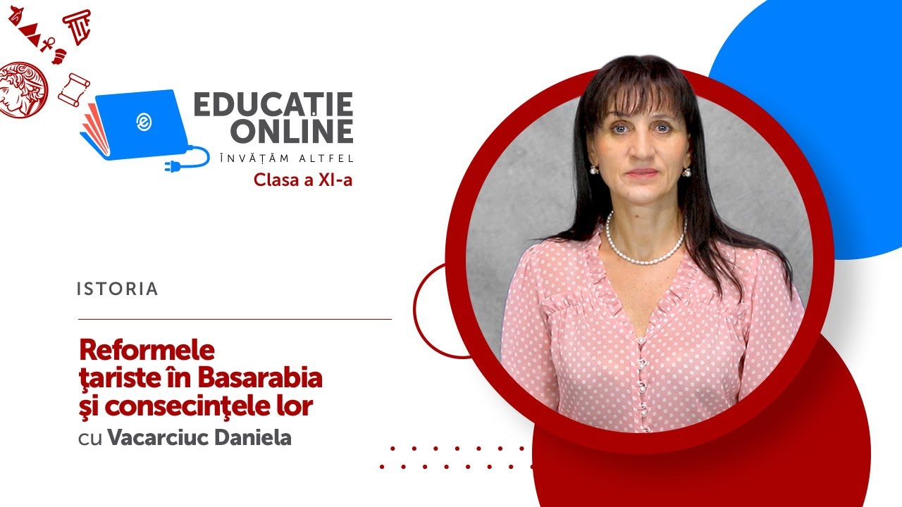 Istoria, Clasa a XI-a, Reformele ţariste în Basarabia şi consecinţele lor