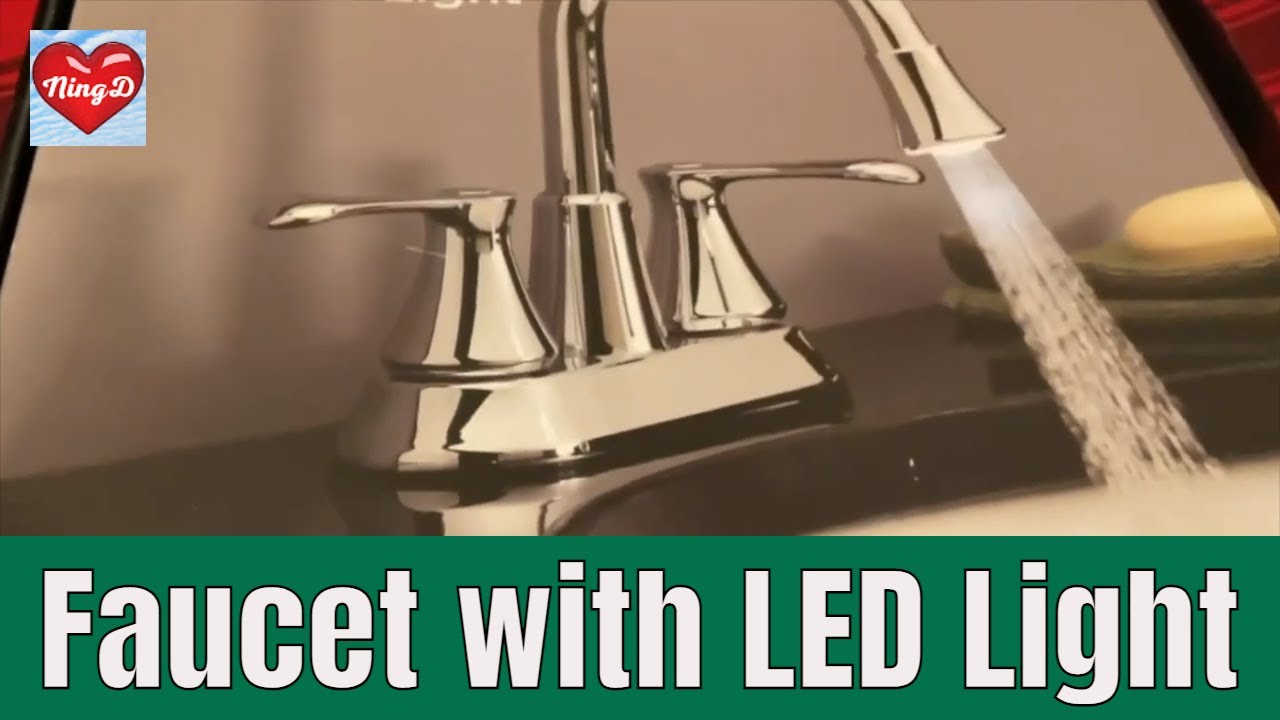 Bathroom Faucet with LED Light - @NingD