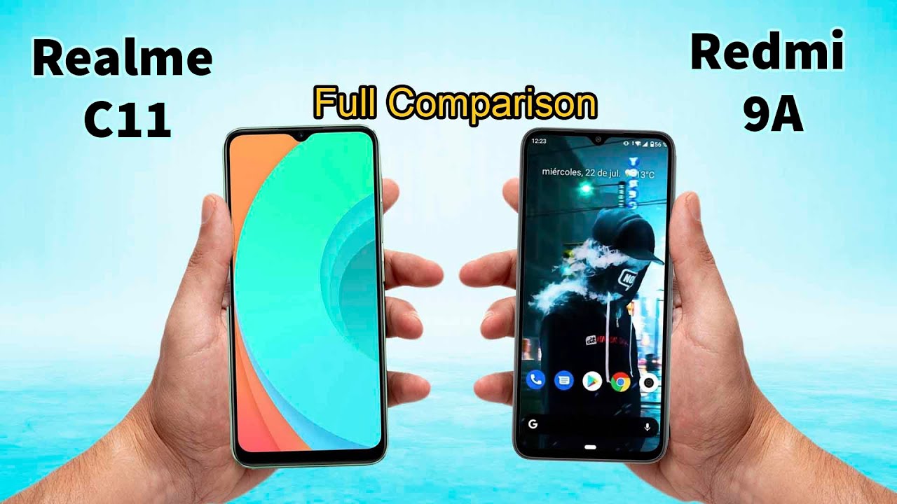 مقارنه بين Realme C11 vs Redmi 9A