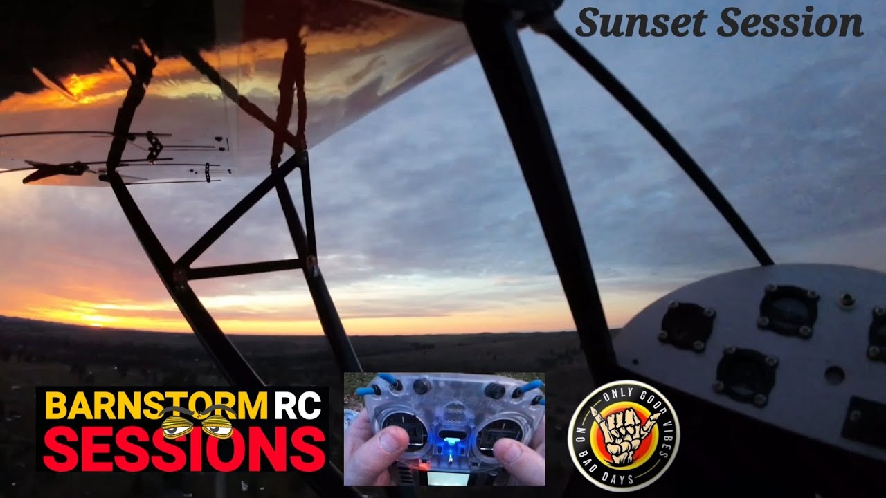 Epic sunset flight #backyardbushplane#fpv#RCforlife# dancing wings bobby# radio master.