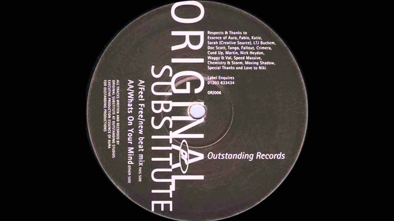 Original Substitute - Feel Free (New Beat Mix)