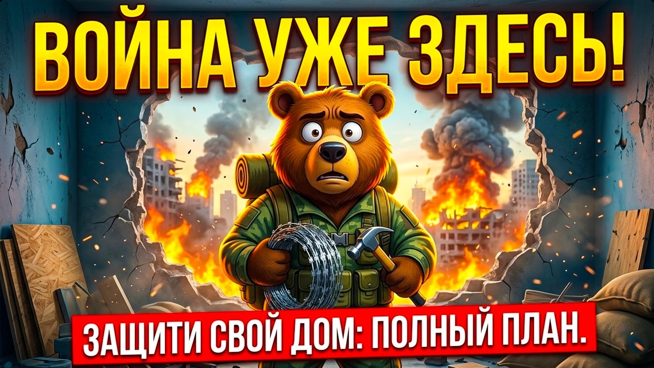 Тактика выживания: почему ваш дом опасен при войне и как это исправить до рассвета