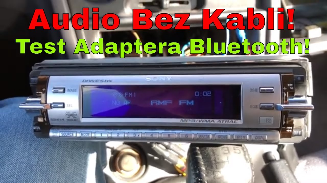 Kultowe Car Audio Adapter Bluetooth Sony Xplod CDX-RA650 CD
