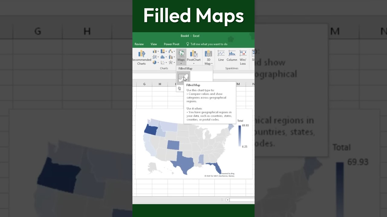 FILLED Maps Made Easy in Excel!