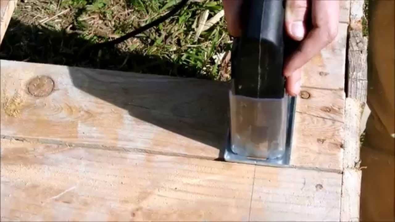 Instructions pour construire une niche avec palettes étape par étape