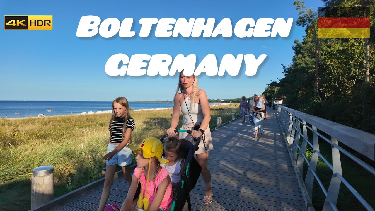 Boltenhagen, Germany 🇩🇪 Rundgang mit Untertiteln ,WALKING TOUR, |4K 60FPS HDR|