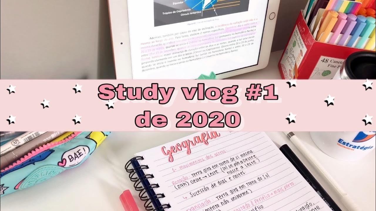 Study vlog #1 de 2020
