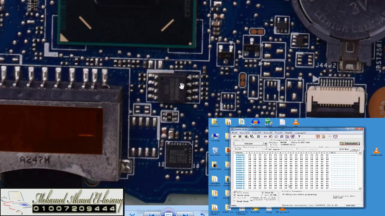 كامل _ تغيير مسار كارت الشاشة Toshiba C850  ‫