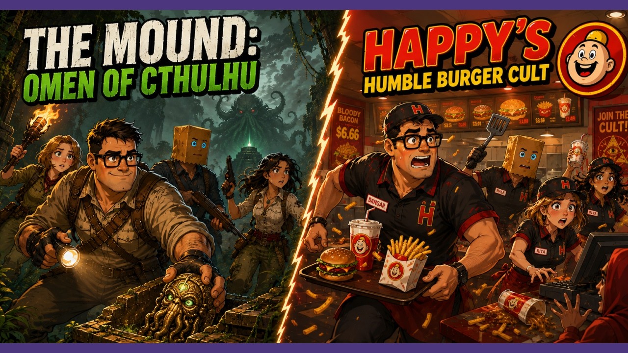 Кооп The Mound: Omen of Cthulhu и Happy's Humble Burger Cult