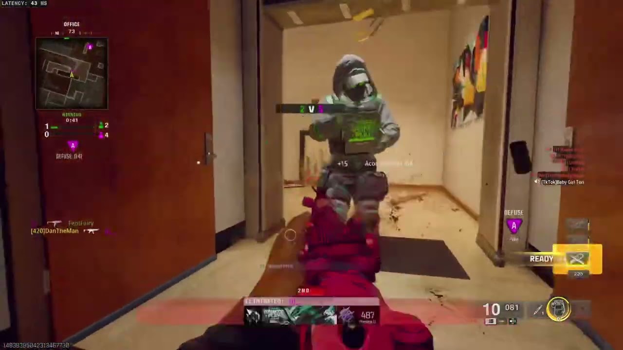 1v6 Ace! Search & Destroy on Skyline in Bo6