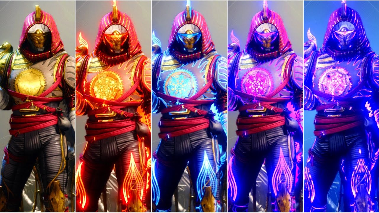 Destiny 2: Solstice of Heroes 2022 - Hunter Armor Showcase (All Glows!)