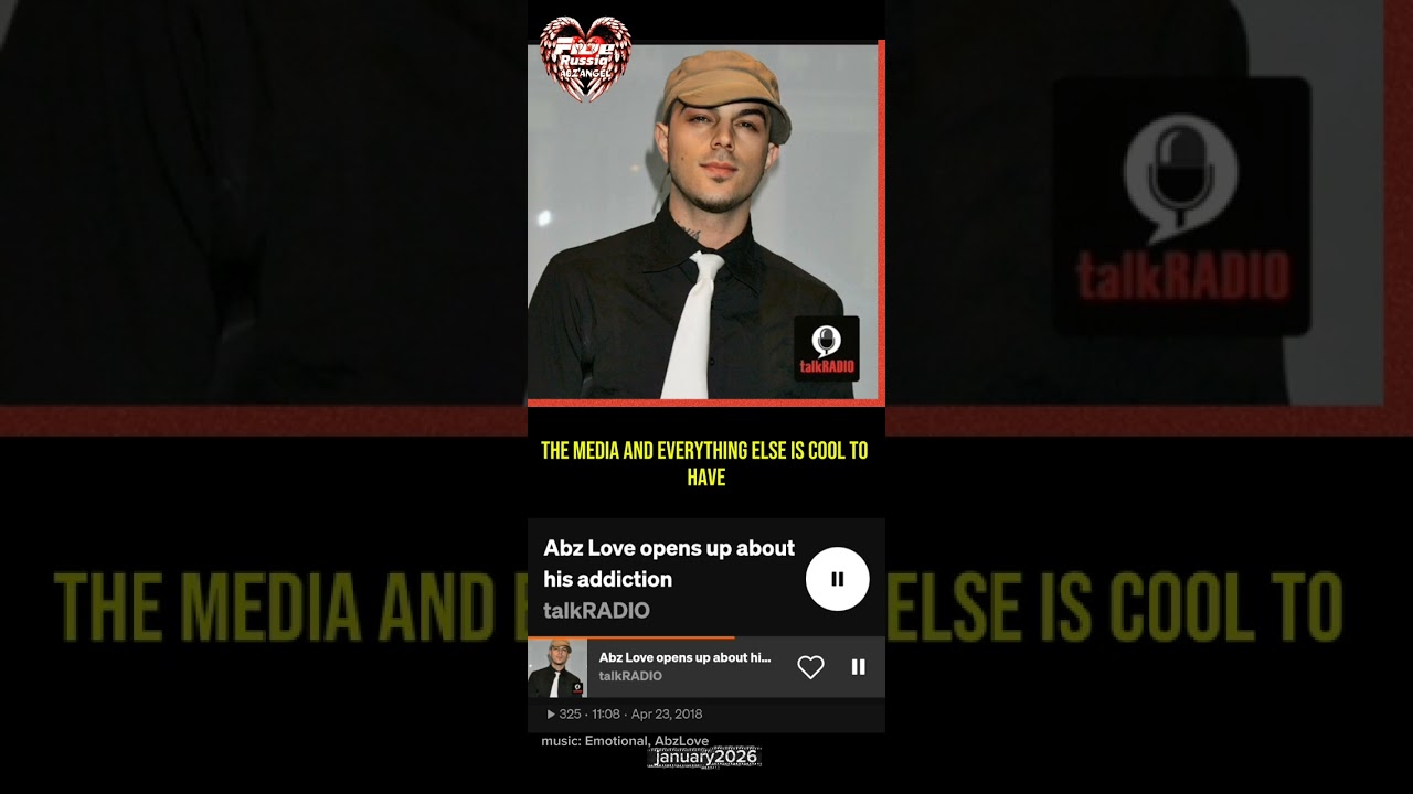 Talk radio Abz Love opens up about his addiction April 2018 ‎⁨@ABZLOVETV⁩  #5ive #tour