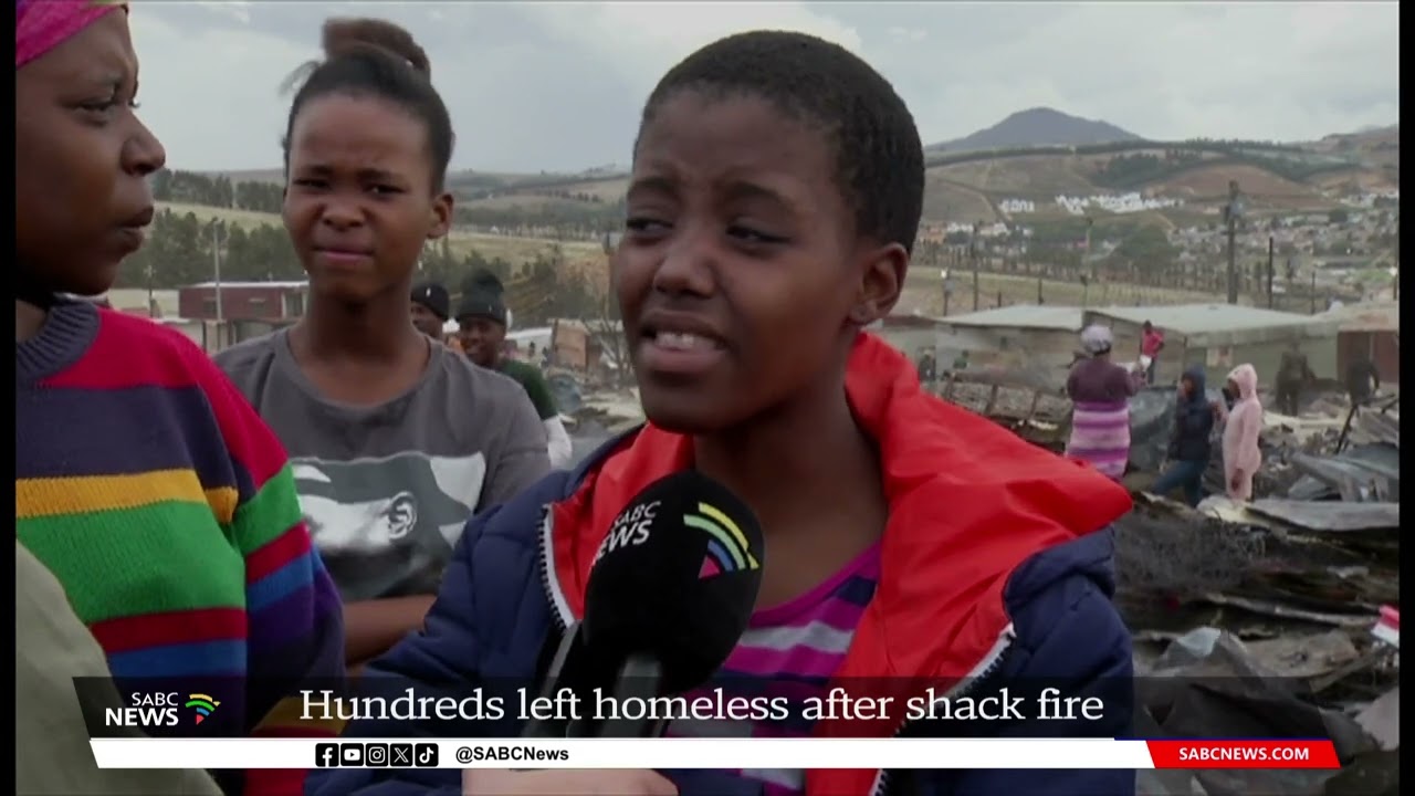 Hundreds left homeless after shack fire in Kayamandi