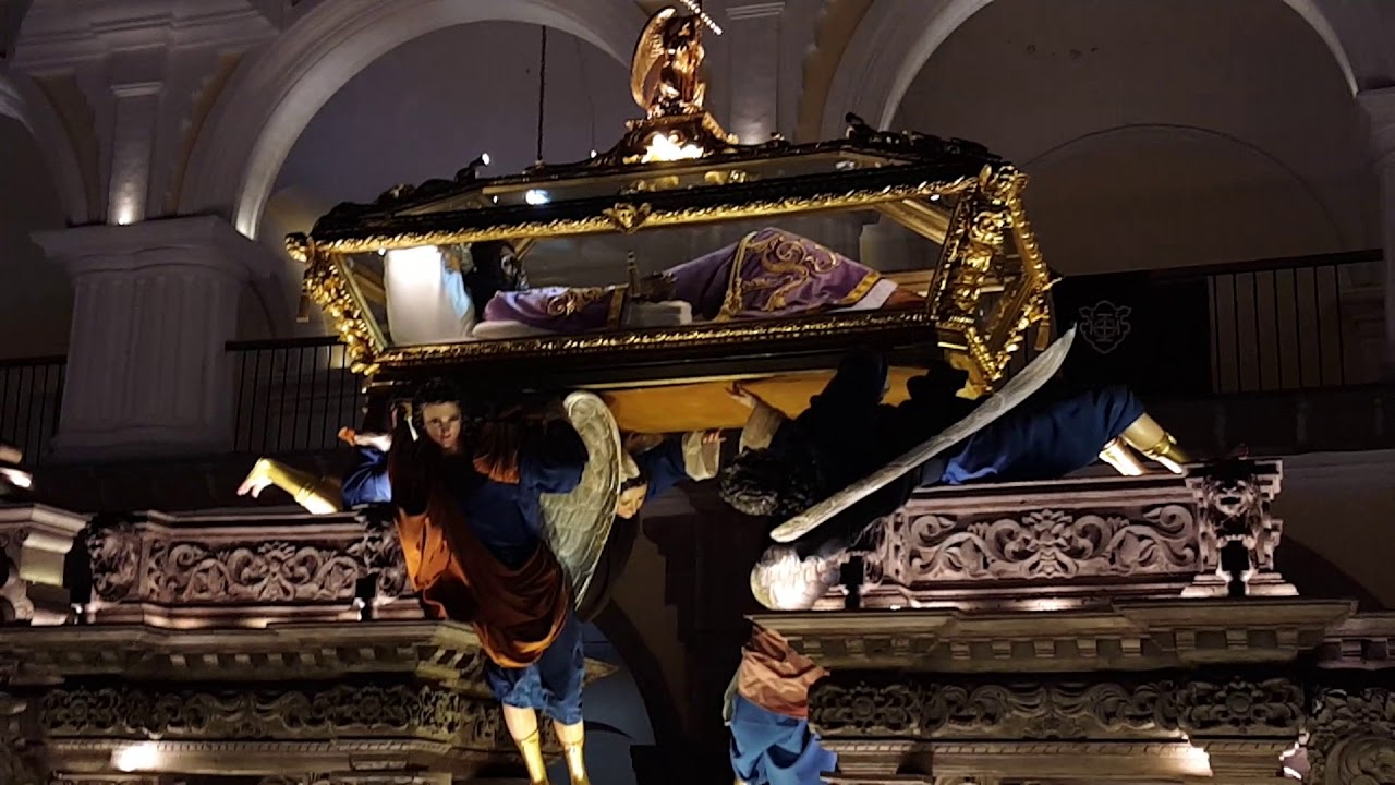 Cristo Yacente de San Felipe 2018, paso Palacio de los Capitanes