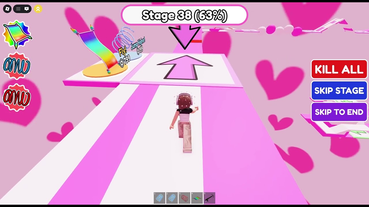 Playing  Valintine Day Obby