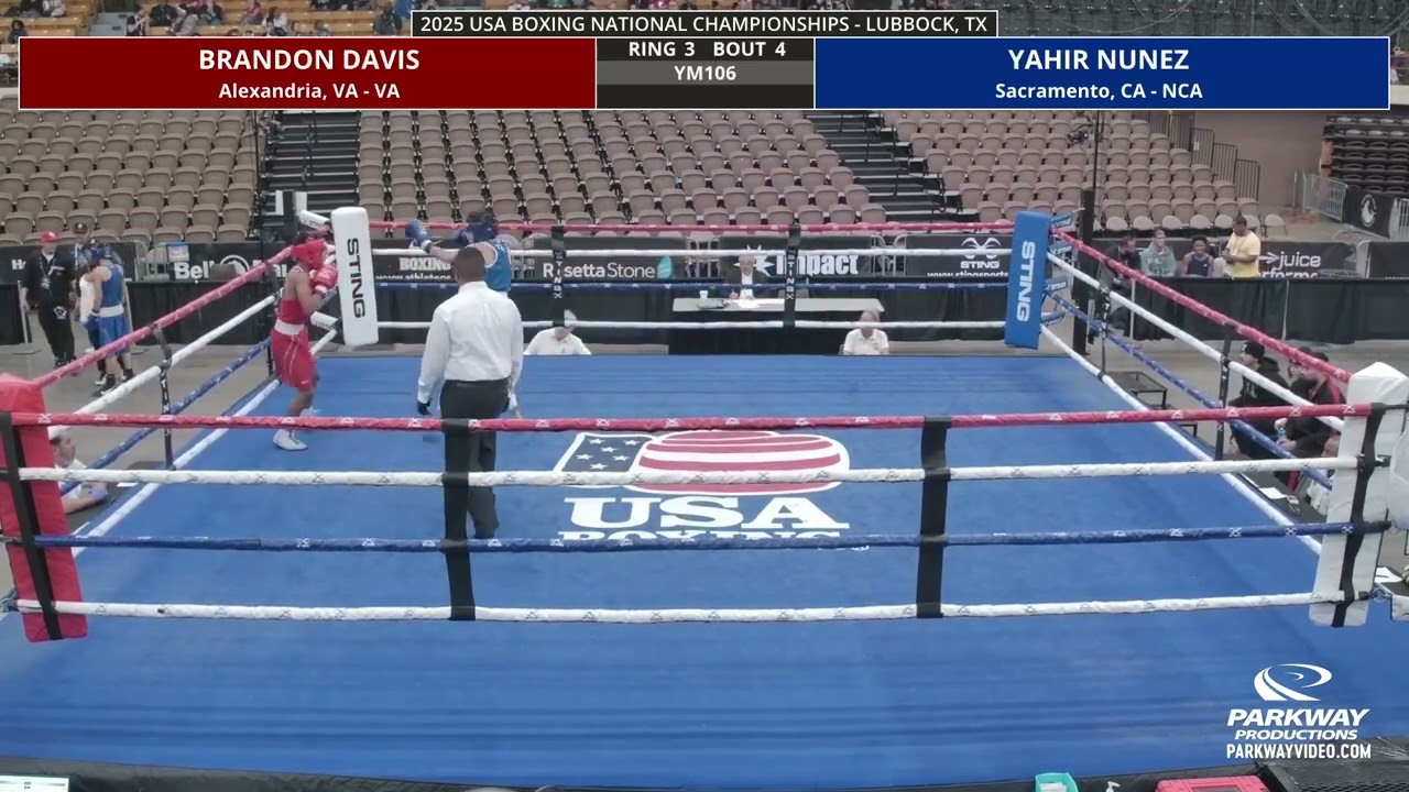 USAB 25 NC 1211PM Ring 3 Bout 4 Brandon Davis Yahir Nunez YM106