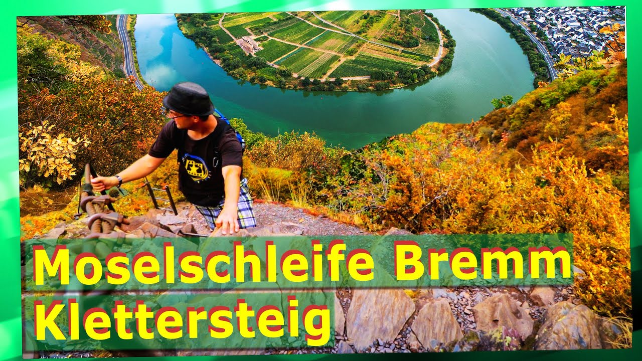 Naturverzauberte Moselschleife Calmont Klettersteig im Regen | Wandern Ediger-Eller nach Bremm Mosel