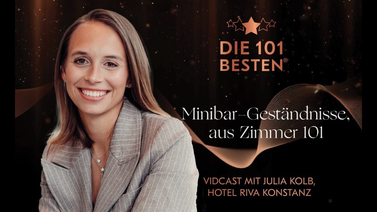 Julia Kolb  zu Gast an der „Minibar im Zimmer 101“.