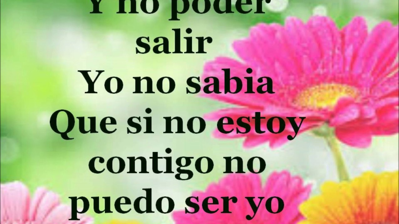 NO SABÍA, LUIS JARA (LETRA)