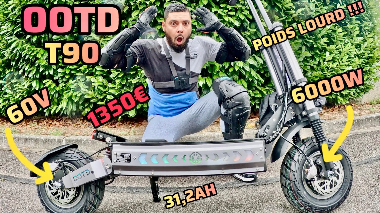 OOTD T90 60V PREMIÈRE MONDIALE EXCLUSIVITÉ  [4K 60] TROTTINETTE ÉLECTRIQUE  #fyp  #pourtoi  #rider