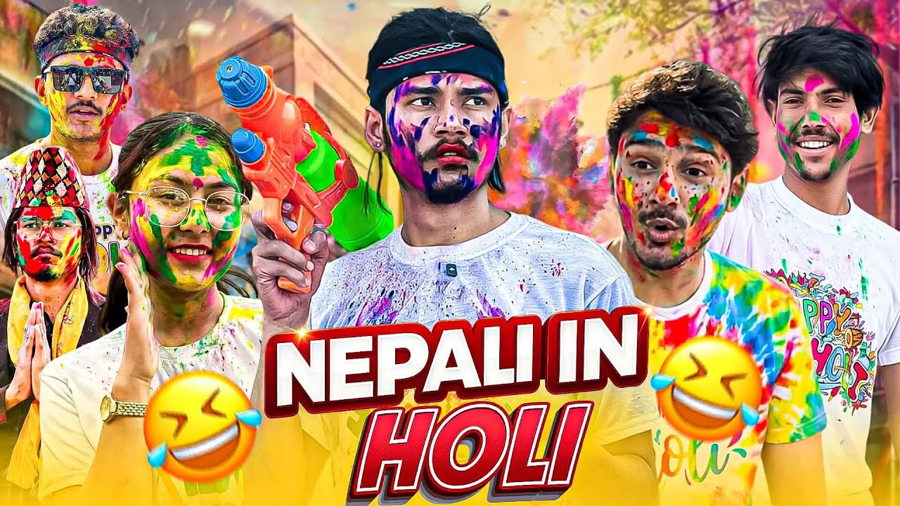Nepali In Holi || Comedy Video || OGWOOD 