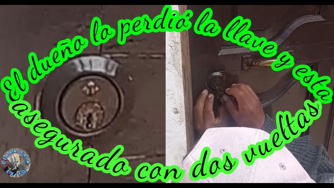 COMO SE GANZUA UNA CHAPA TRAVEX EN UNA CASA.