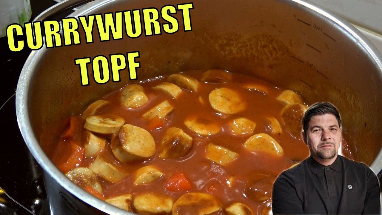Currywurst Topf Mälzer Style in 7 Minuten fertig