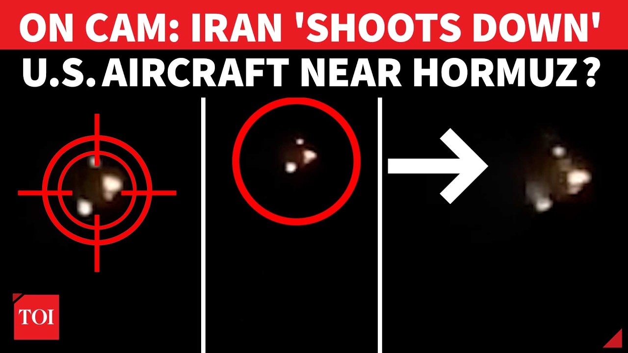 BREAKING U.S. Fighter Jet GOES DOWN Near Hormuz After Iran's Big Attack? Viral Footage