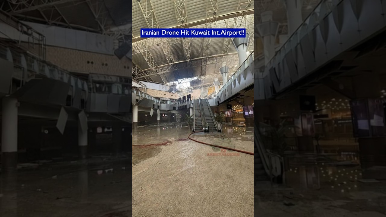 Iranian Drone Strikes Kuwait International Airport!!