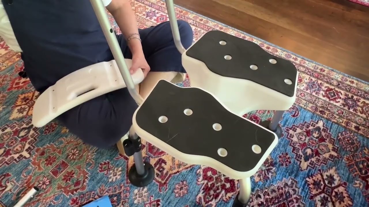 FORTEMOTUS Shower Chair, The last Heavy Duty U shaped shower chair 350 pound capacity