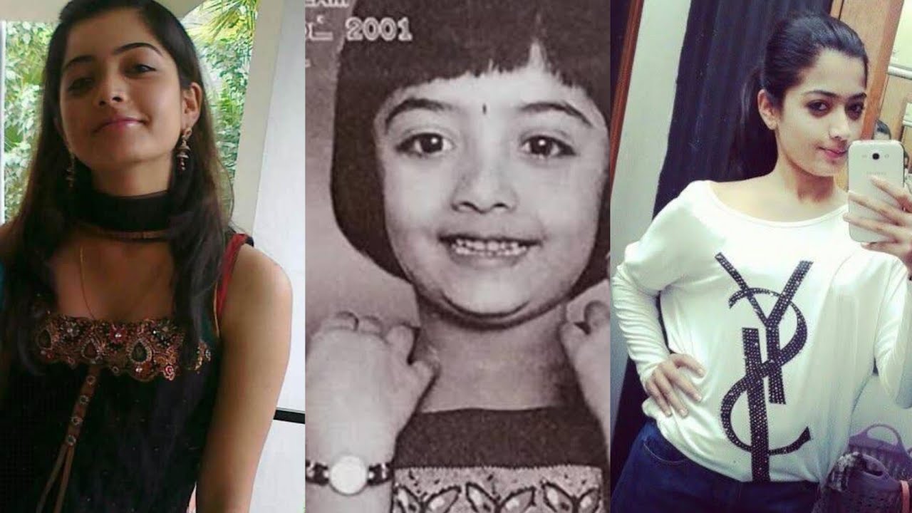 Rashmika mandanna childhood and throwback photos| rashmika mandanna||