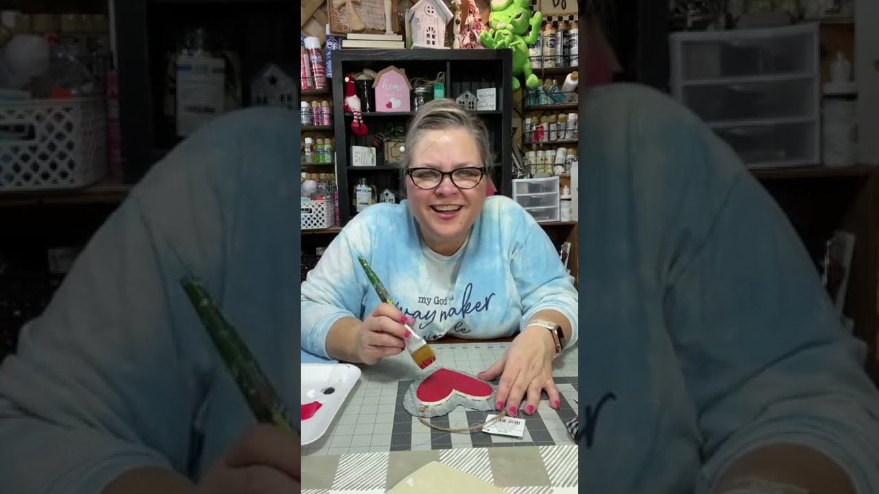 Sign for a Valentine Wreath || Mod Podge Heat Transfer Method