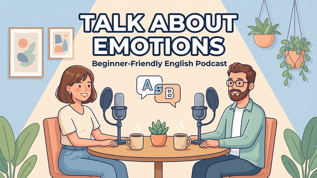 Let’s Talk About Emotions | Honest English Conversation About Feelings | Easy English Conversation.