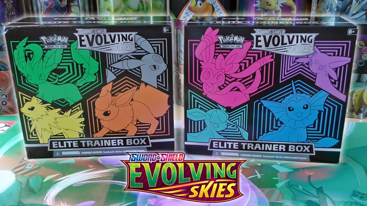 x2 Evolving Skies Elite Trainer Box Opening