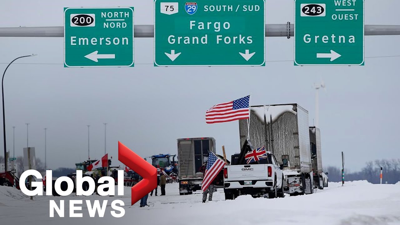 Trucker protests: US pressing Trudeau to take action against border blockades