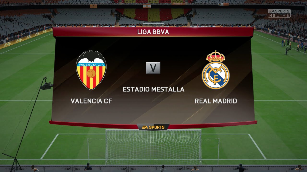 FIFA 16 - Valencia CF vs. Real Madrid @ Estadio Mestalla