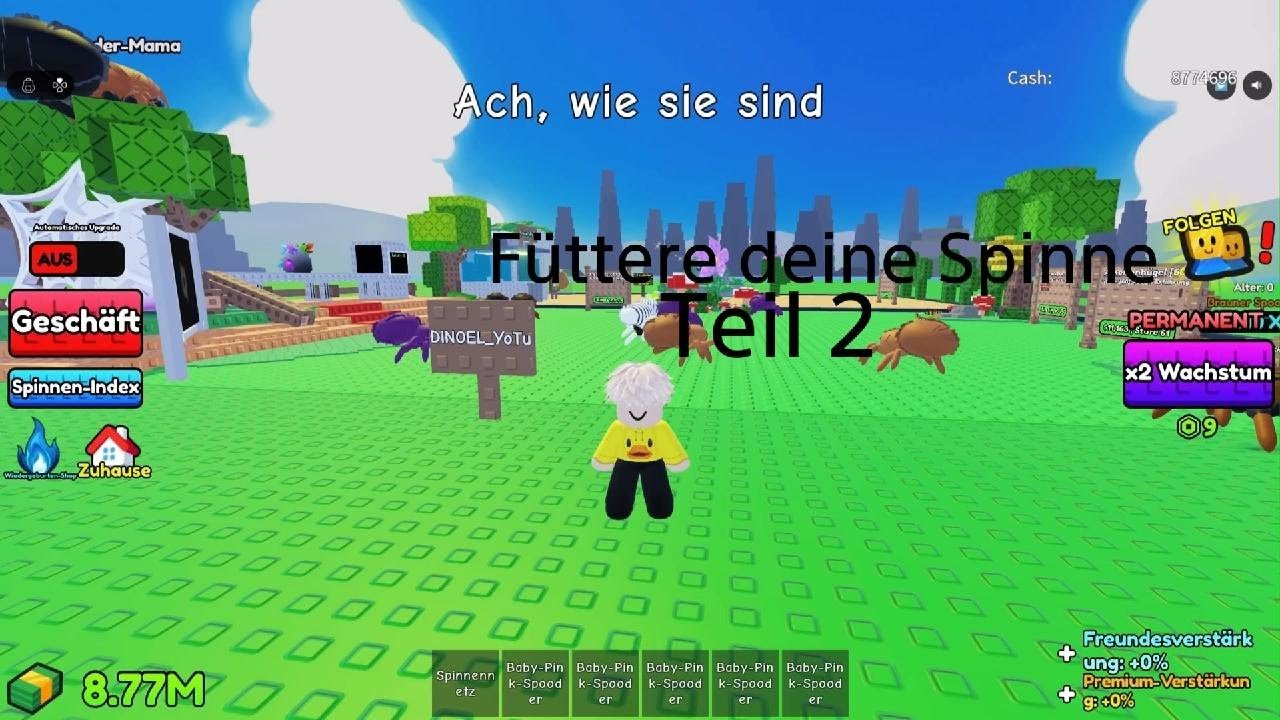 Roblox - Füttere deine Spinne [Teil 2]