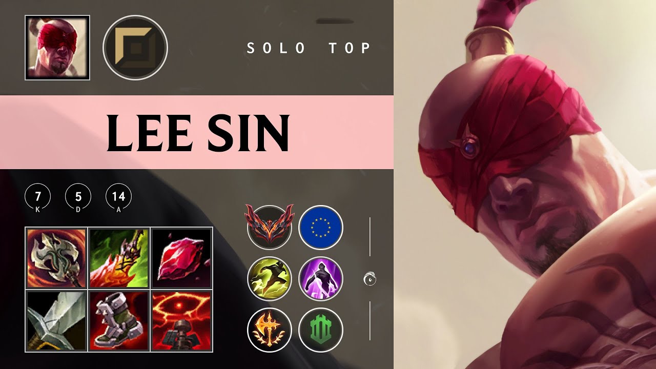 Lee Sin Top vs Urgot - EUW Grandmaster Patch 25.24