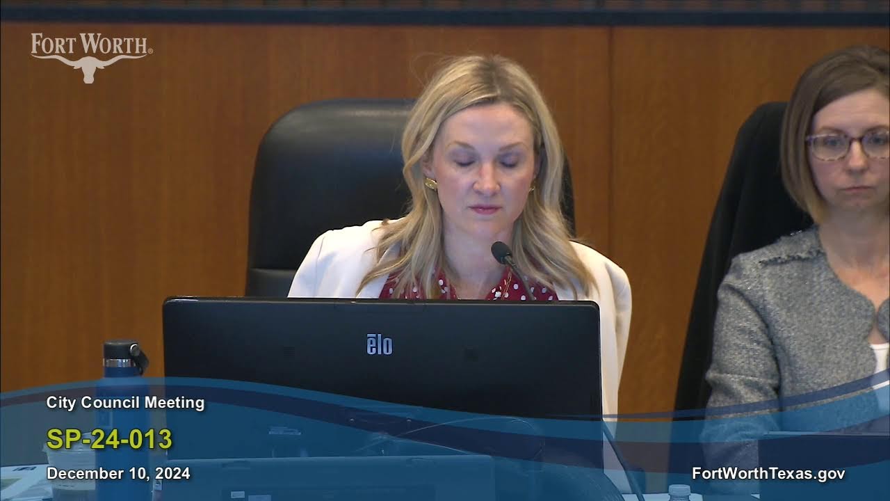 Special Called City Council Meeting of December 10, 2024
