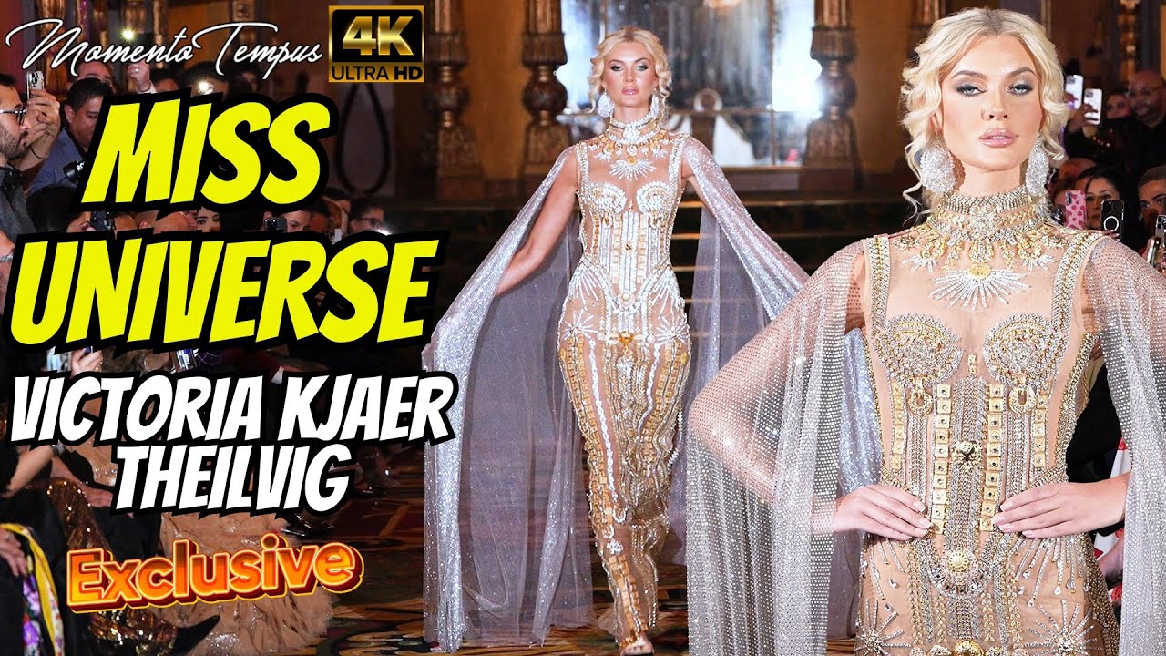 Miss Universe - Victoria Kjaer Theivig - NYFW Runway Walk