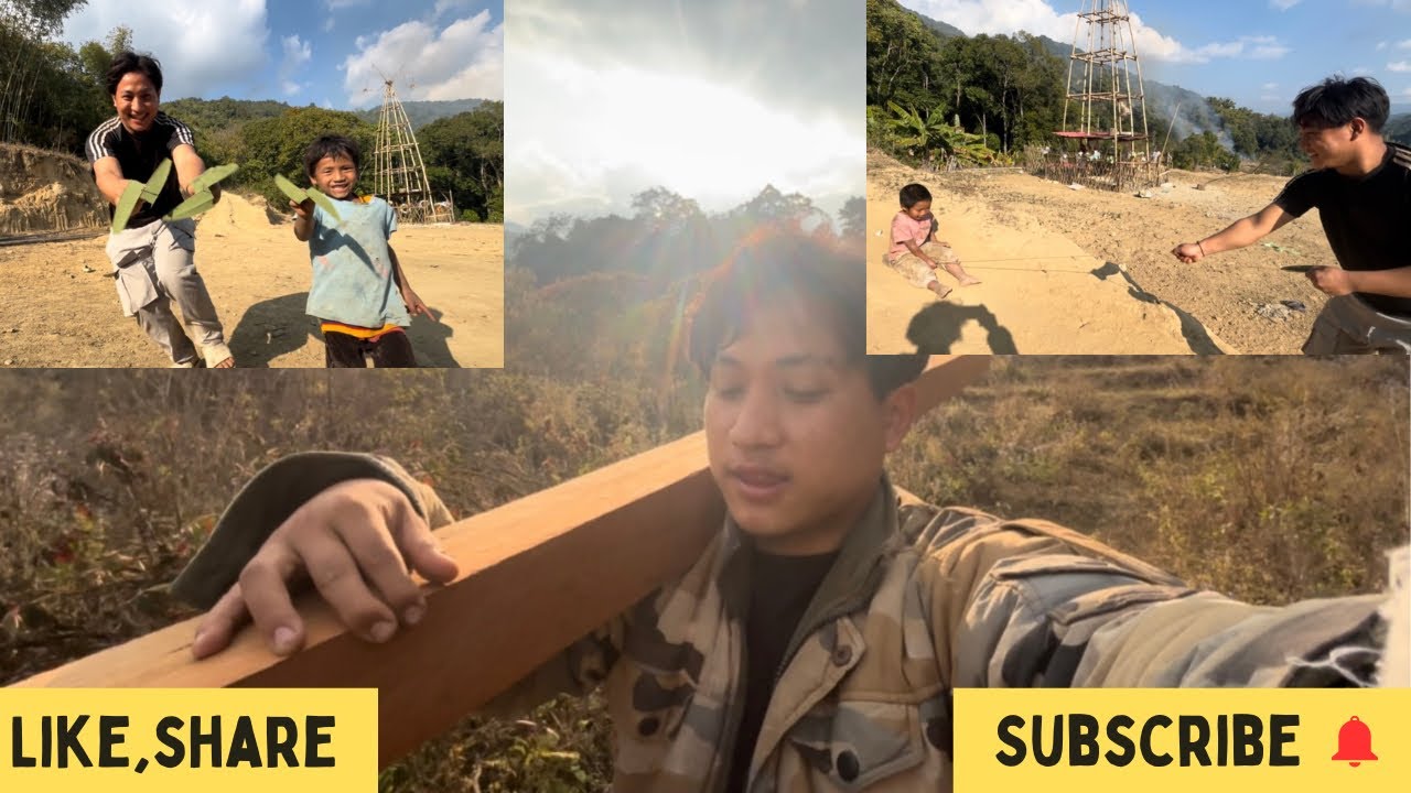 Recreating  childhood memories//And collecting Timber #village lifestyle#vlog #dayinmylife #2026 
