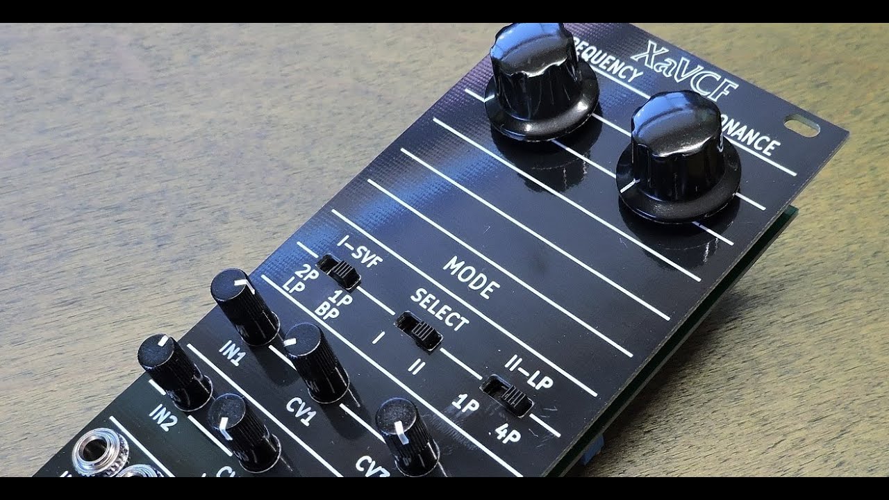 GSE XaVCF Eurorack Filter Overview [Demo #1]