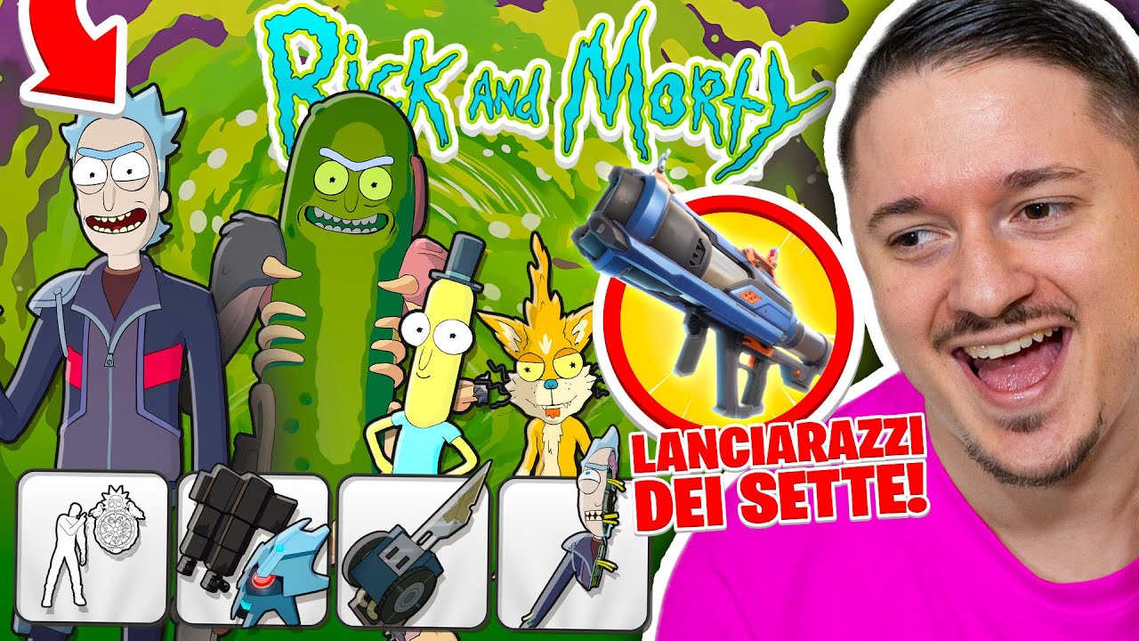 NUOVE SKIN di RICK & MORTY su FORTNITE (RICK PRIME & CETRIOLO RICK)