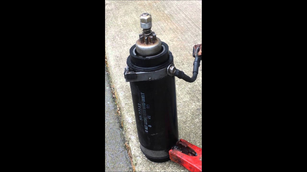 How to Test an Outboard Motor Starter