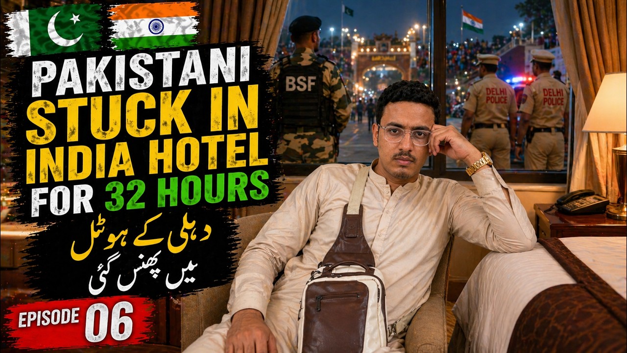 Pakistani stuck in Delhi hotel for 32 hours | Pakistani traveling to India | Travel with Fakhr